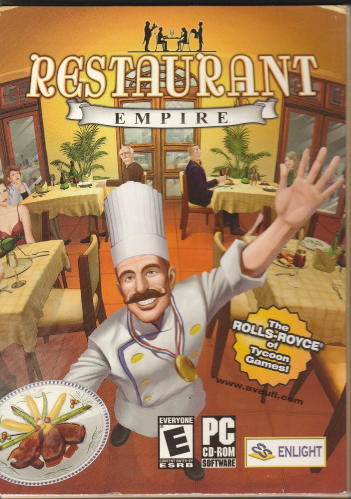 Restaurant Empire  PC CD-Rom by Enlight