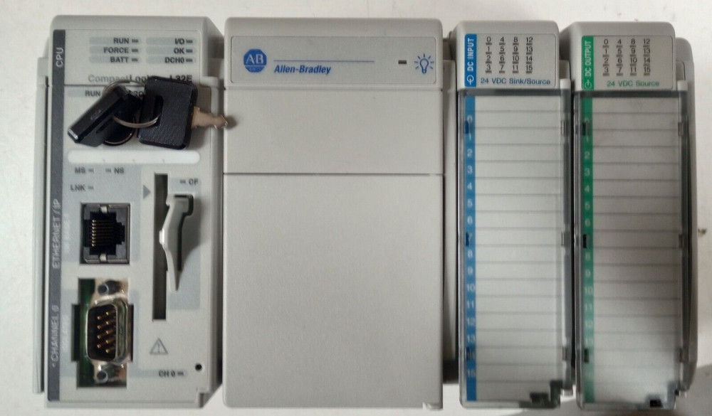 COMPACTLOGIX ALLEN BRADLEY RACK COMPLETE  SYSTEM  1769-L32E SYSTEM