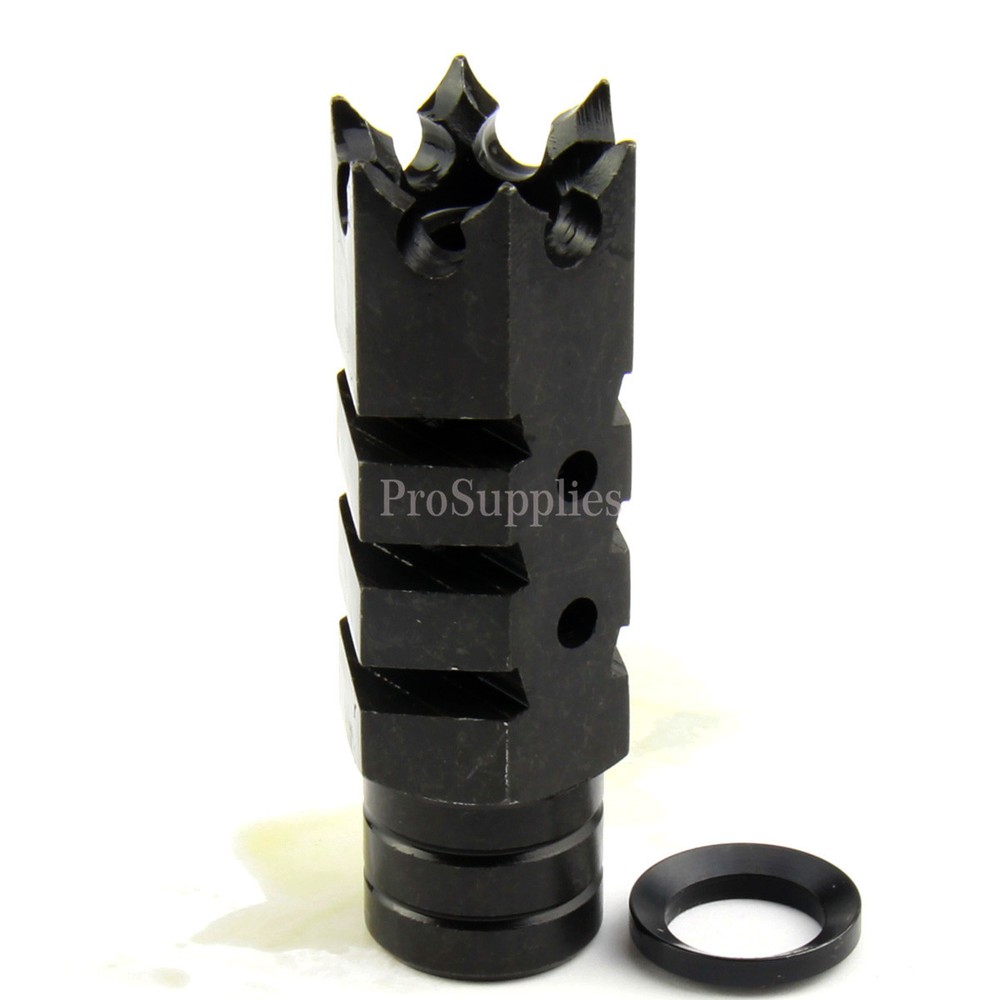 Shark Muzzle Brake 1/2" x 28 Thread .223 /w Crush Washer