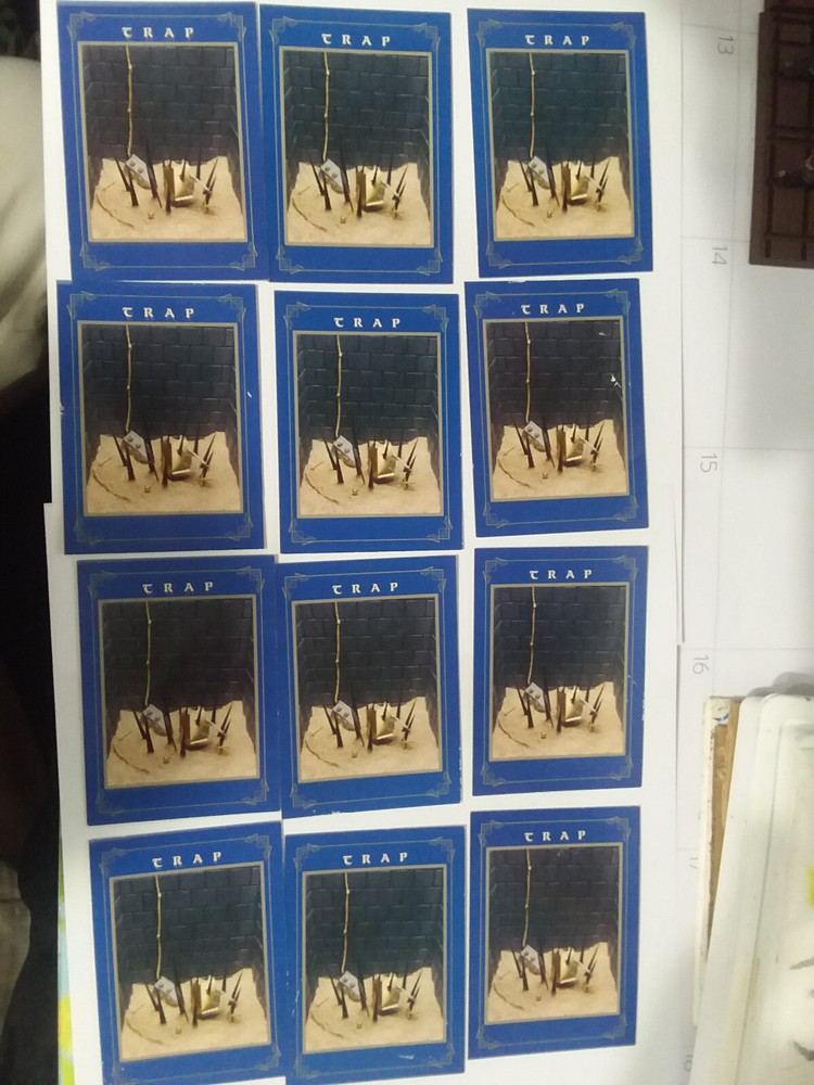Dragon Strike 1993 TSR all Trap Cards