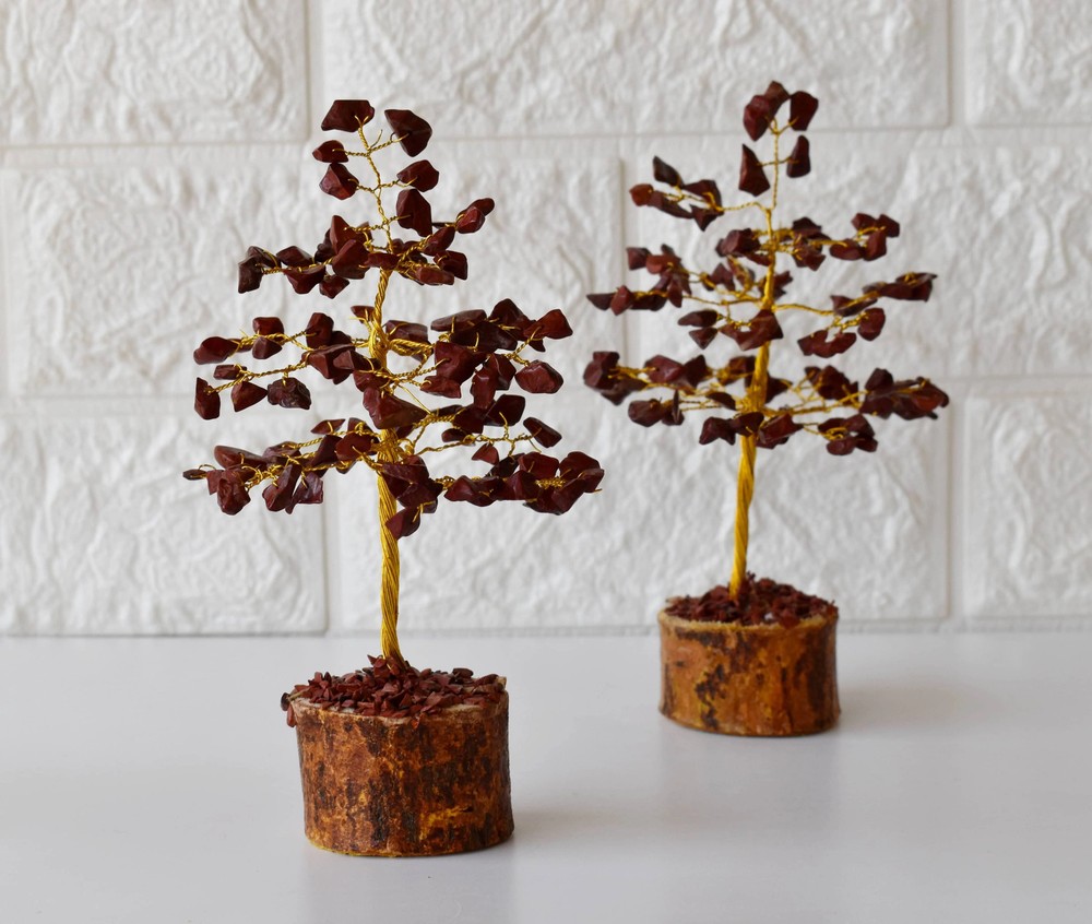 100 Chips Gemstone Tree | Red Jasper | Feng Shui Tree