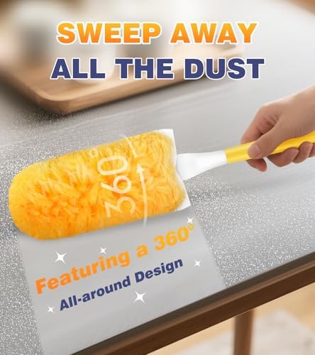 30 Count Duster Refills for Swiffer Dusters, 360° Heavy Duty Duster for