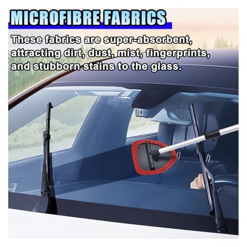 20PCS Microfiber Cloths for Car Windshield Cleaning Tool, Replaced Triangular