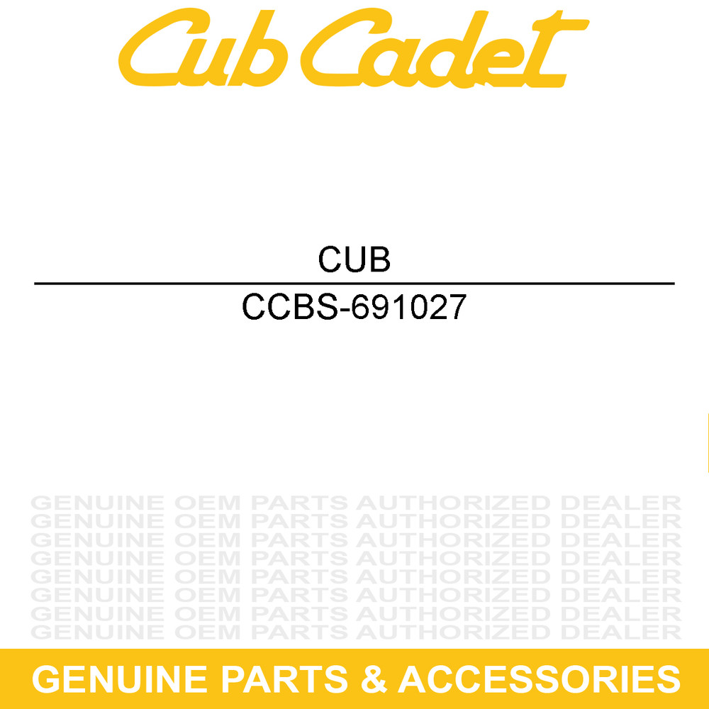 CUB CADET BS-691027 Nut SWE CSV060K 930 528