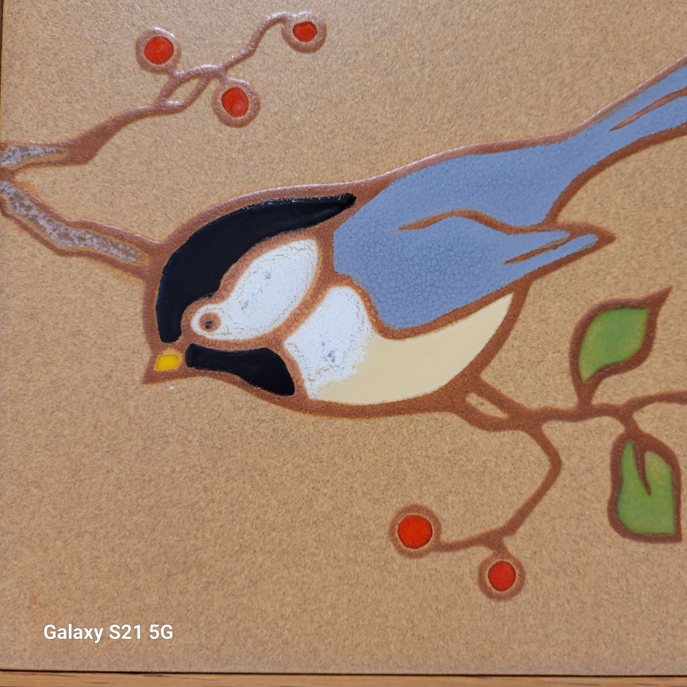 6" Chickadee Glazin' Image Tile