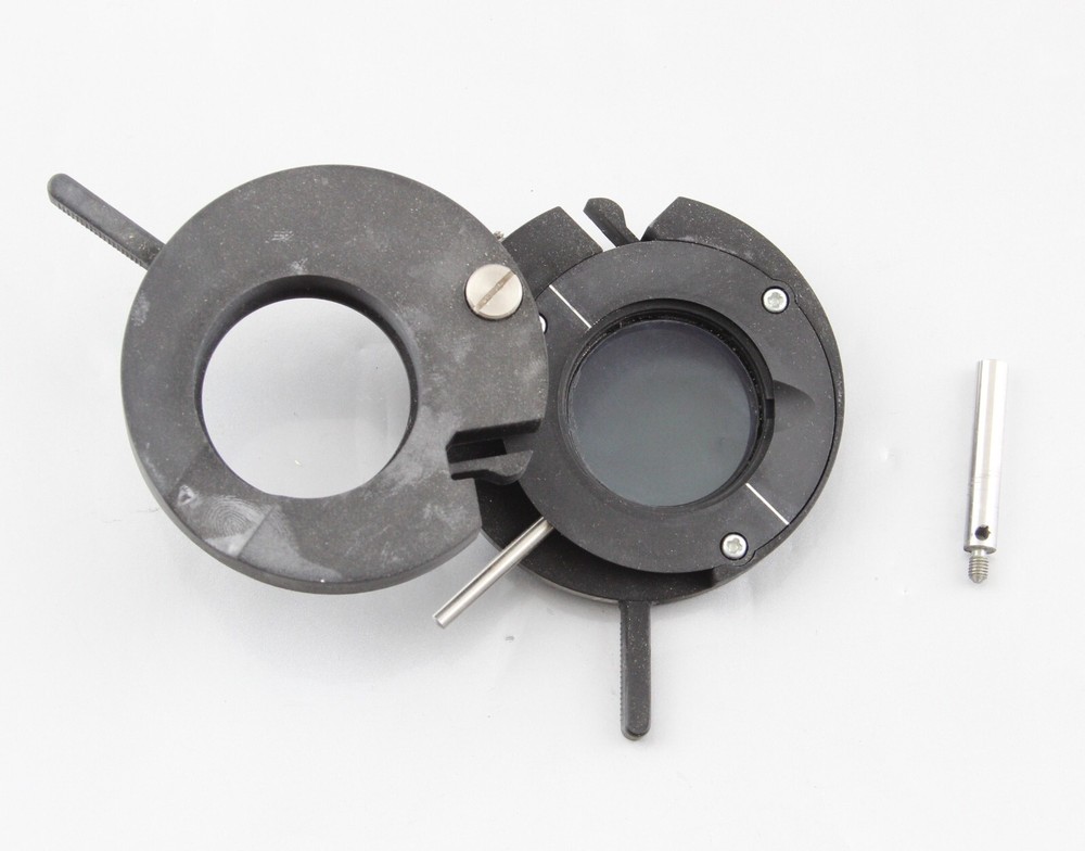 Zeiss Axiovert Swing Out Condenser Rotating Polarizer Microscope