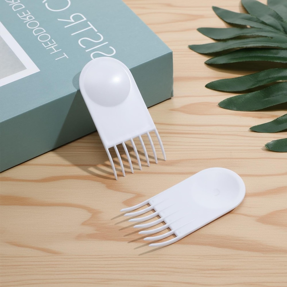 MBAIYO 4pcs Vegetable Chopper Cleaning Tools Fork, Onion One size, White