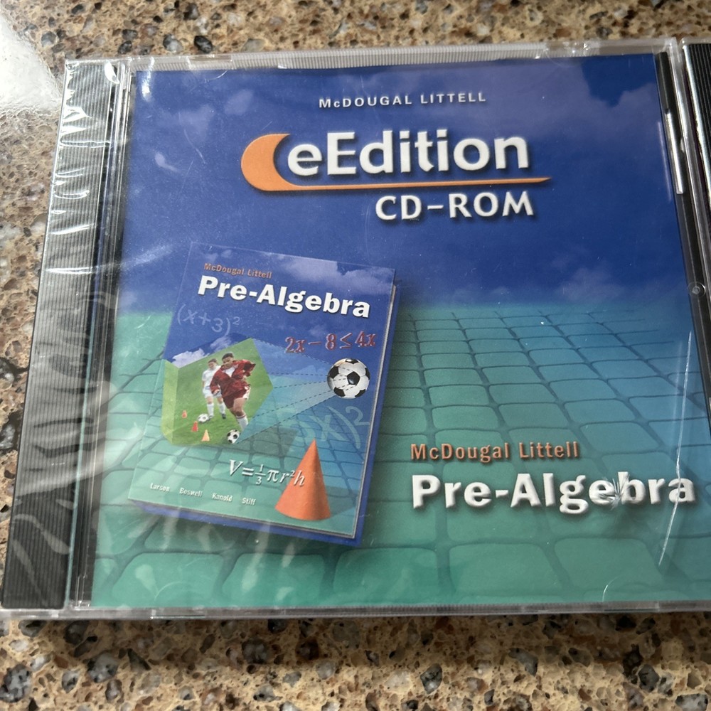 McDougal Littell @HomeTutor Algebra 1 DVD Keep Case Multi-Platform & Pre Algebra