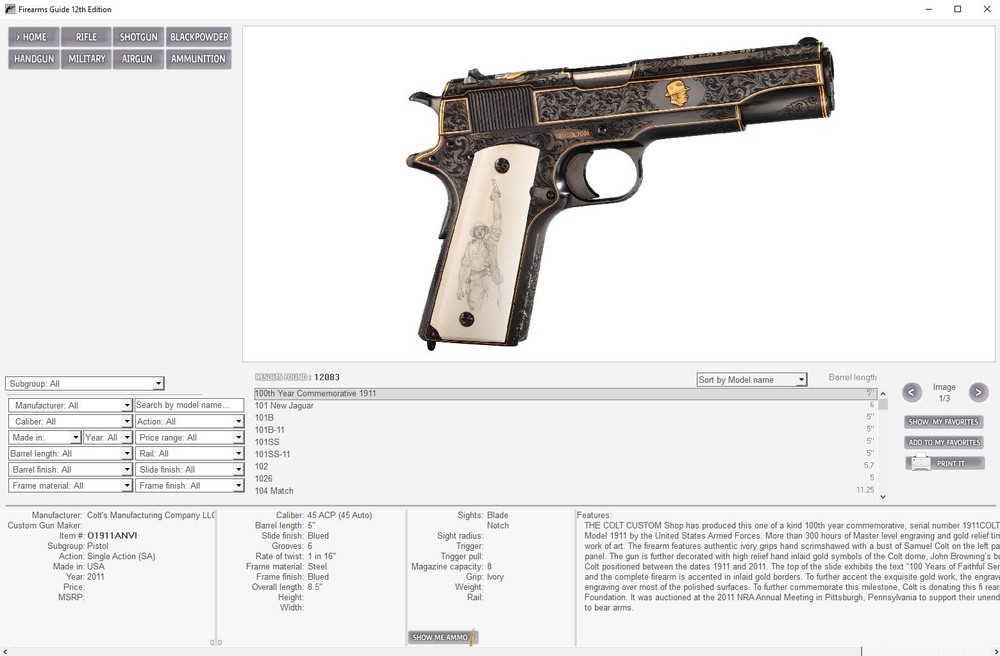 Firearms Guide 16th PRO Edition Flash Drive & Online Combo