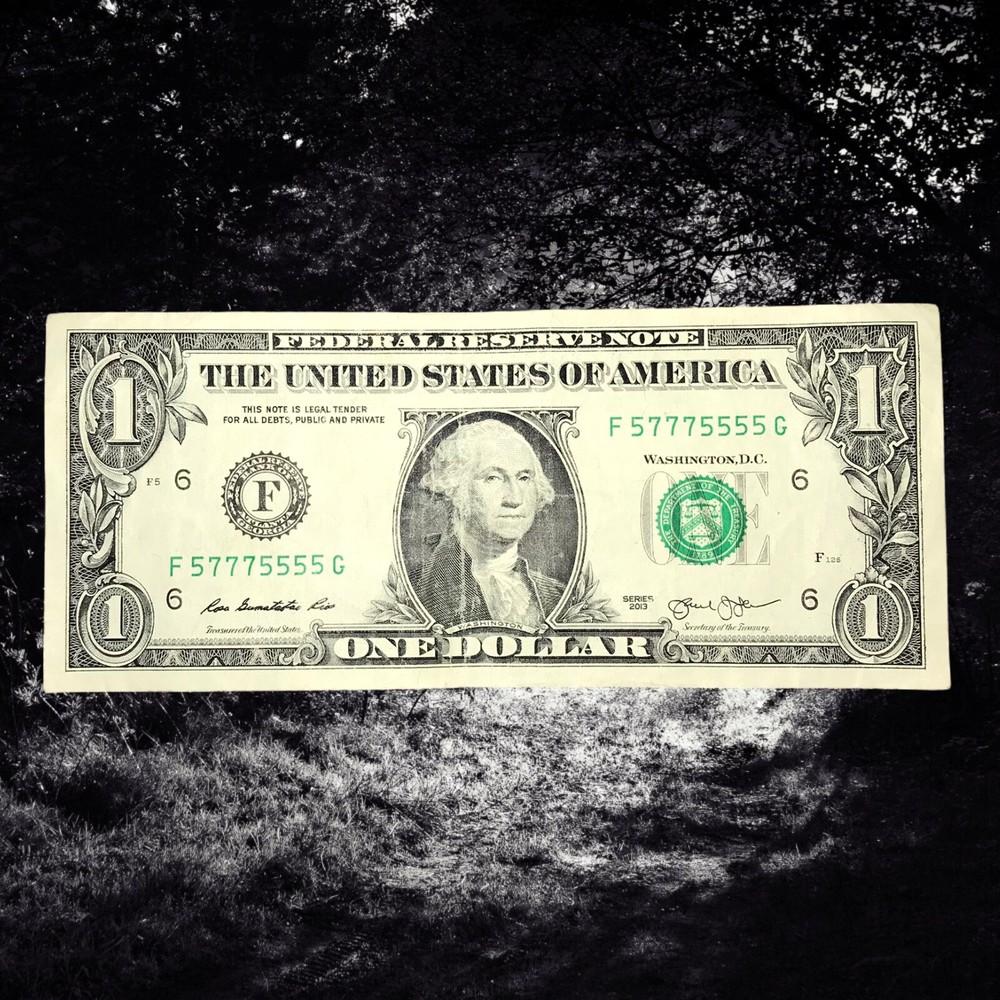 (5777555) Extremely Cool and Binary $1.00 Serial Number