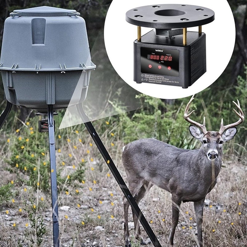 Programmable Digital Deer Feeder Timer Automatic Durable Waterproof Feeding New
