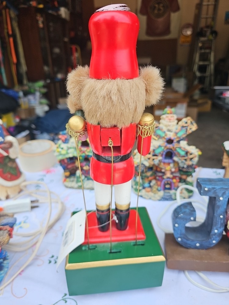 Macy's Musical Drummer Bear Nutcracker