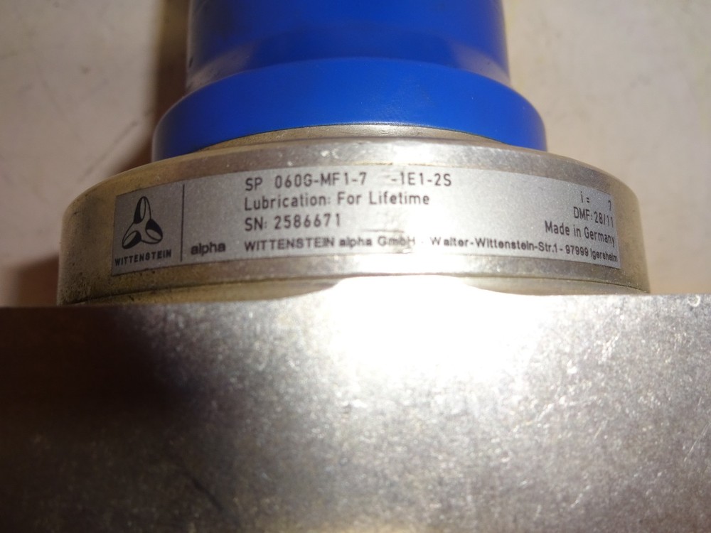 WITTENSTEIN ALPHA SP060G-MF1-7-1E1-2S GEARBOX SPEED REDUCER