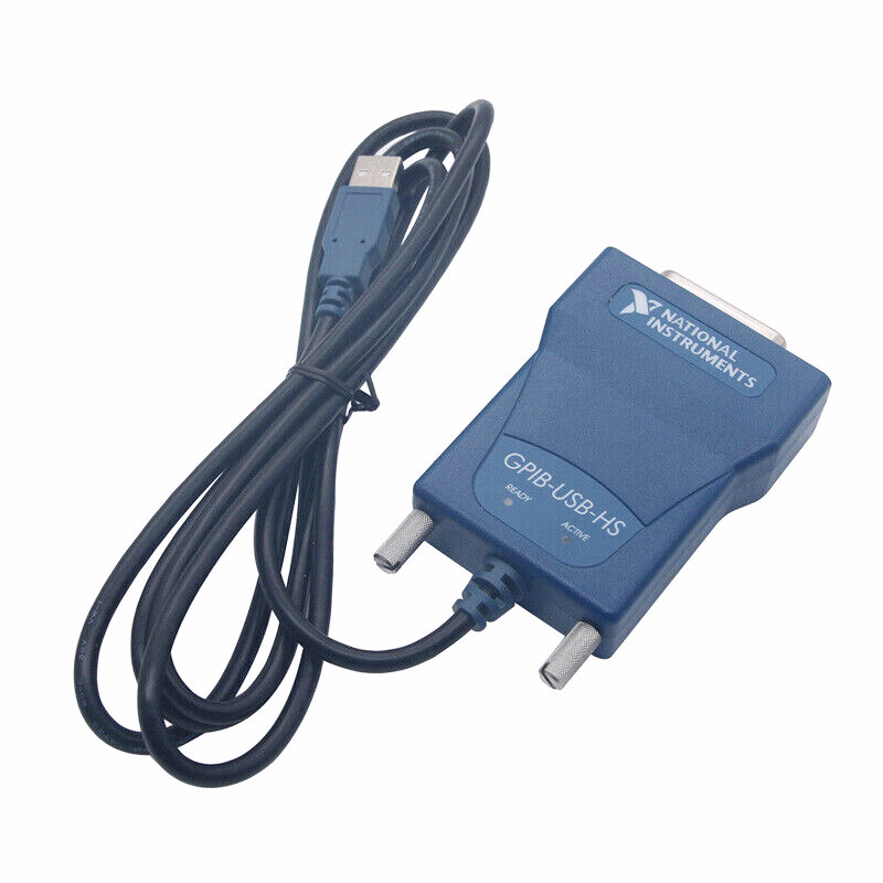 Interface Adapter National Instrumens NI GPIB-USB-HS Controller IEEE 488 Cable