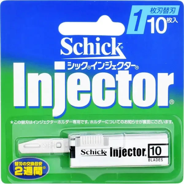 Schick Injector Single-Blade Type Refill 10 Blades 10 sets
