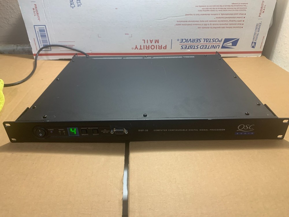 QSC DSP-30 Computer Configurable Digital Signal Processor