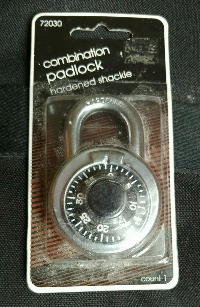 Parker Home Helpers Locker Padlock Combination ~ New In Package