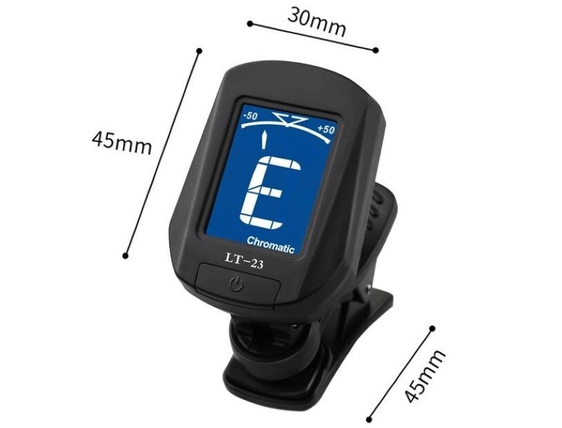 Rowin Mini Clip-on Digital Guitar Tuner