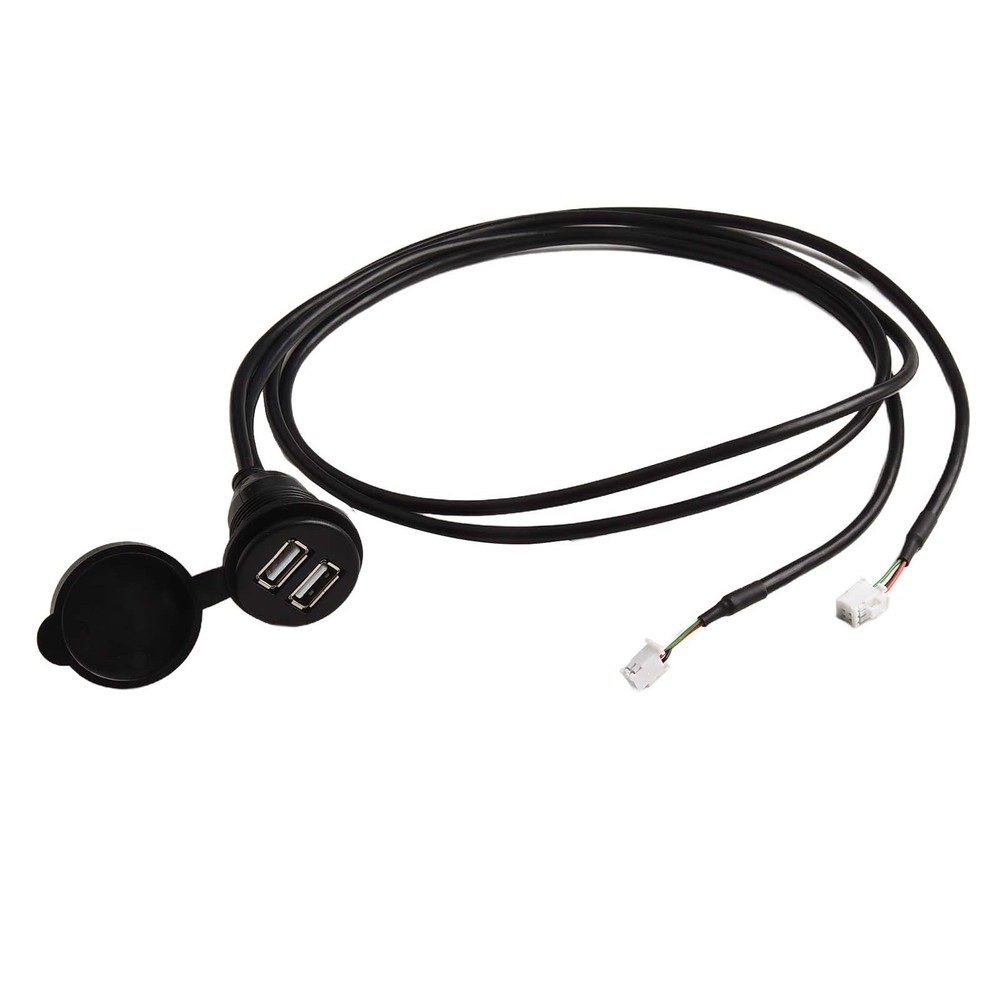 Practical and Car for DASH Mount Dual USB Port Panel Interface Extension