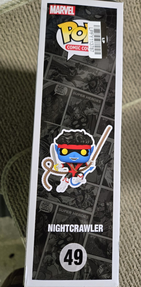 Funko! Marvel Nightcrawler Funko Pop 49 Includes Comic