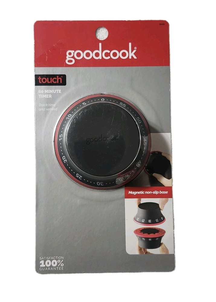 GoodCook Touch Magnetic Kitchen Timer 60-Minute 4-Pack Bundle