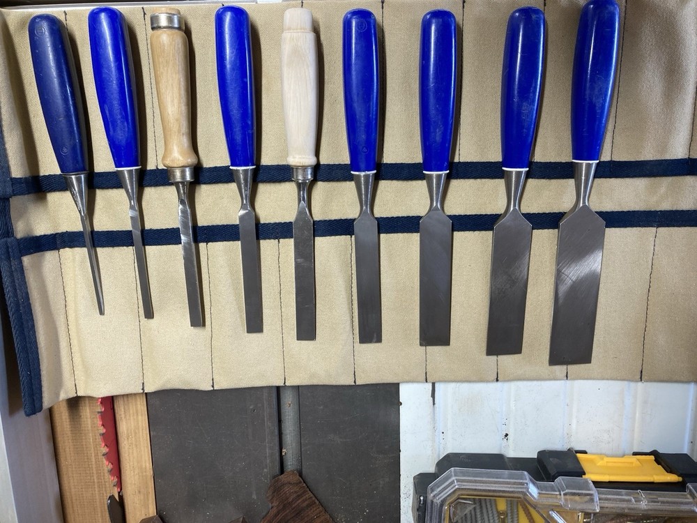 9 Piece Hand Forged Marples Chisel Set