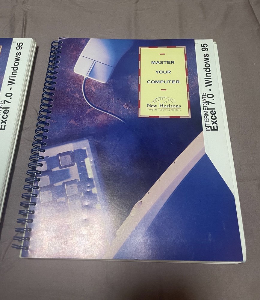 (2) Master Your Computer Beg + Int PowerPoint 97 Windows 95 Learning Manual