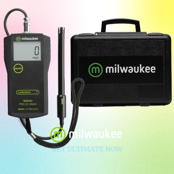 Milwaukee MW301 PRO Conductivity Meter with Hard Carrying Case