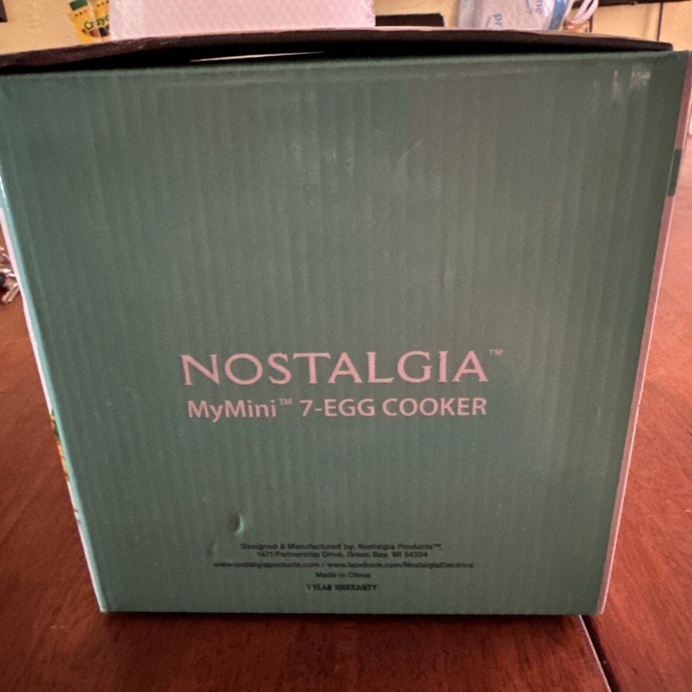 My Mini Nostalgia 7-Egg Cooker, Teal