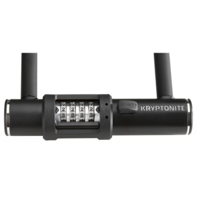 Combination U-Lock - Black: Secure Bike Lock, U-Locks Type