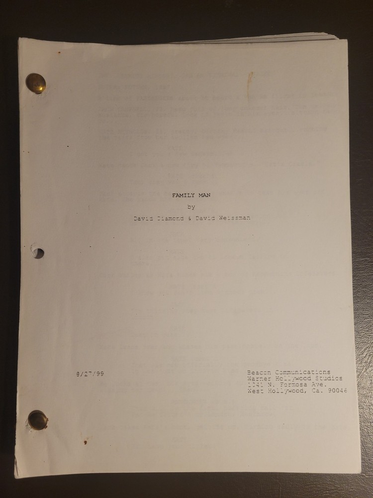The Family Man (1999) Script -David Diamond & David Weissman Beacon Studio Draft