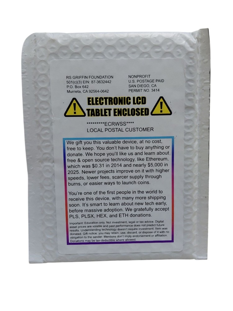 PulseChain HEX LCD Tablet Device