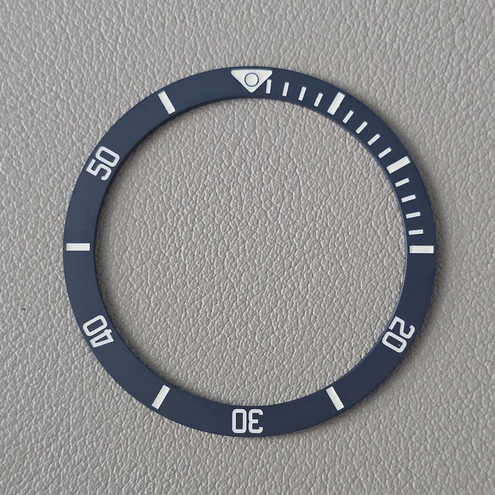 SEIKO Bezel Insert SKX007 / PLGS Dark Blue Matte Ceramic Flat C3