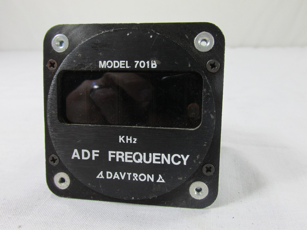 Davtron ADF Frequency Indicator Model 701 701A Aviation Avionics
