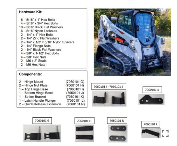 ** Discounted ** Bobcat M Series Frame & Windshield Replacement – TPC