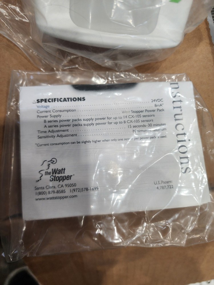 The Watt Stopper CX-105-4 Passive Infrared Occupancy Sensor Surface Mount DC