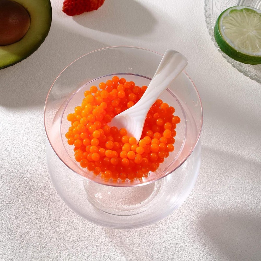 Caviar Chiller Server Set Caviar Serving Set High Borosilicate Glass Clear
