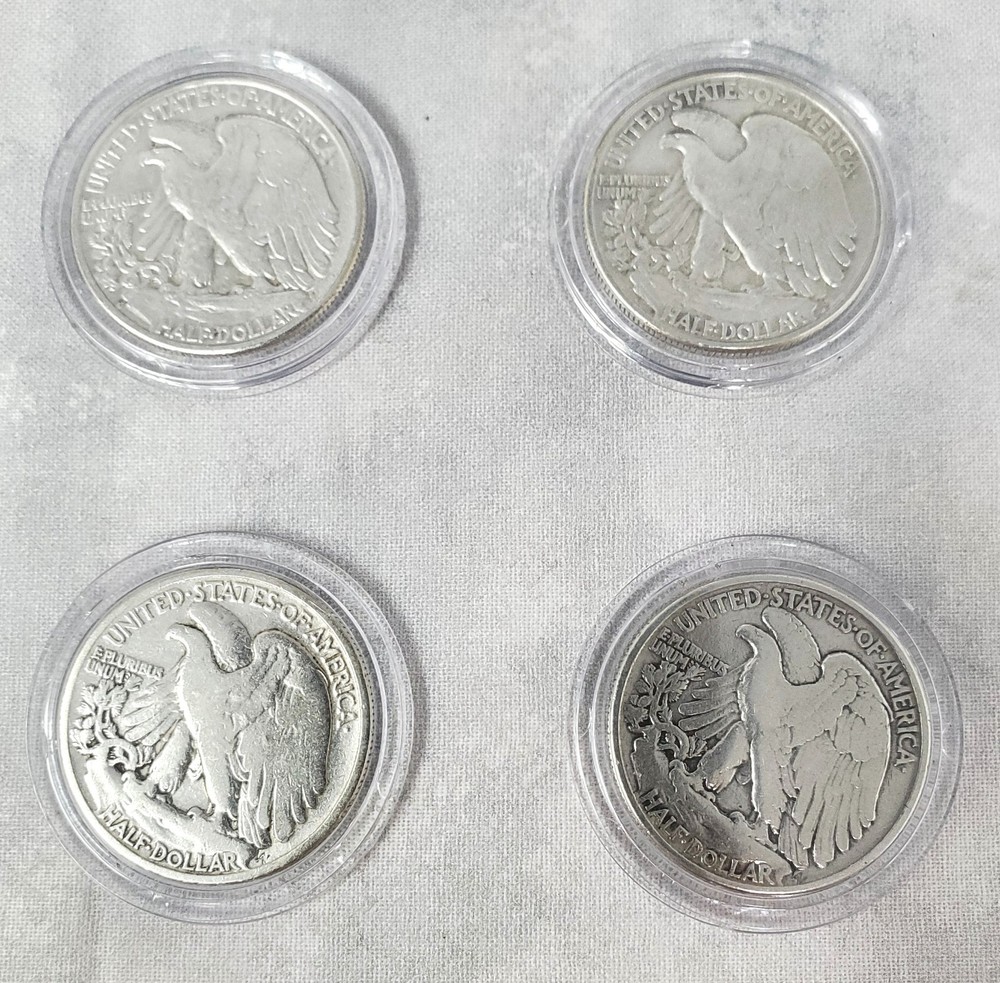 Walking Liberty Half Dollar Collection (1936-1947) Silver Coins