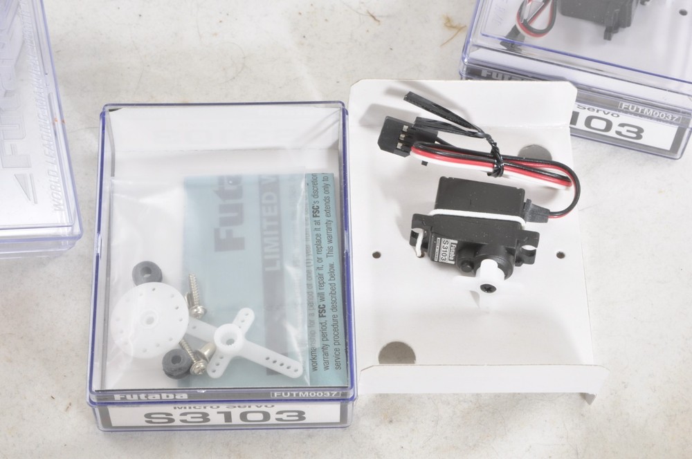 Futaba S3103 - Micro Mini Servo - New - Lot of 3