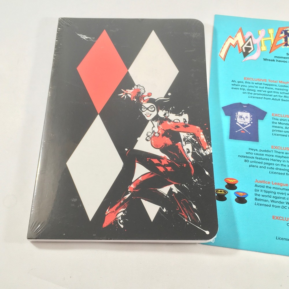 Harley Quinn Notebook Journal DC Comics Loot Crate Exclusive