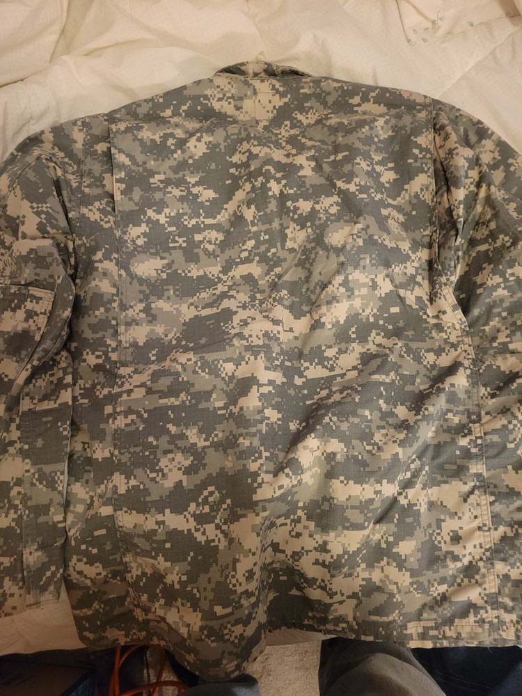 Military surplus digital camo medium/short field coat