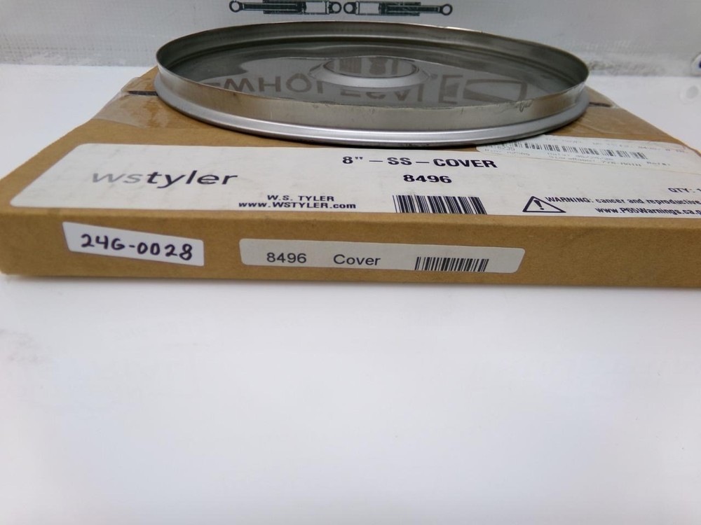 WS Tyler 8496 8"-SS-COVER