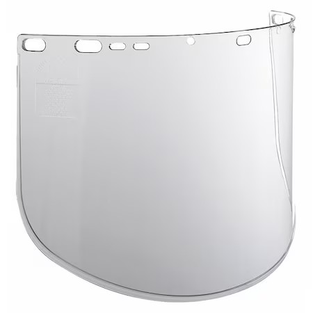 Jackson Safety 29084 Face Shield Visor, Clear Visor, Polycarbonate, Uncoated