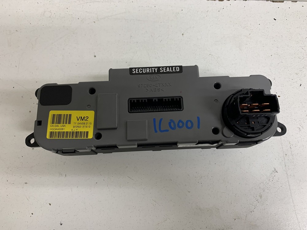 2011-2013 Kia Optima Heater A/C Temperature Climate Control Switch Panel HVAC