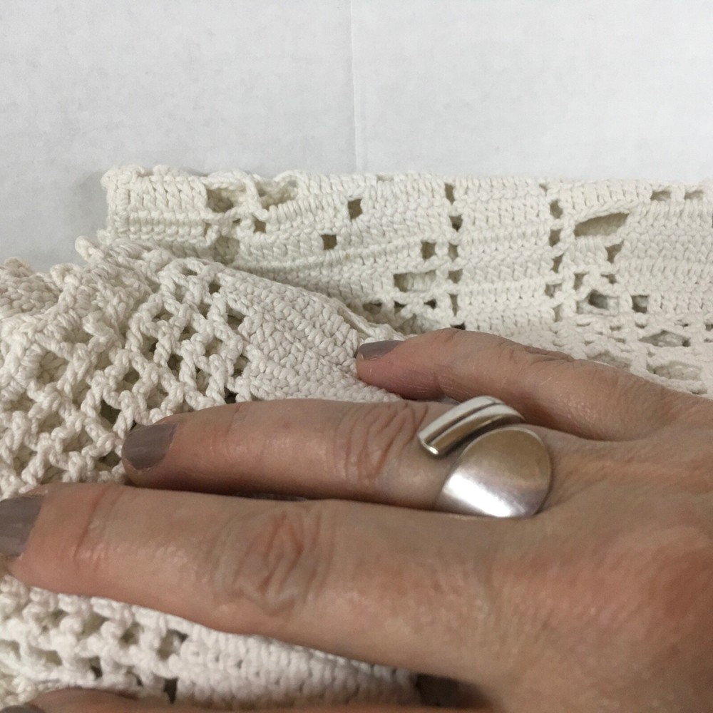 Vintage Rogers Silver Spoon Ring Size 7