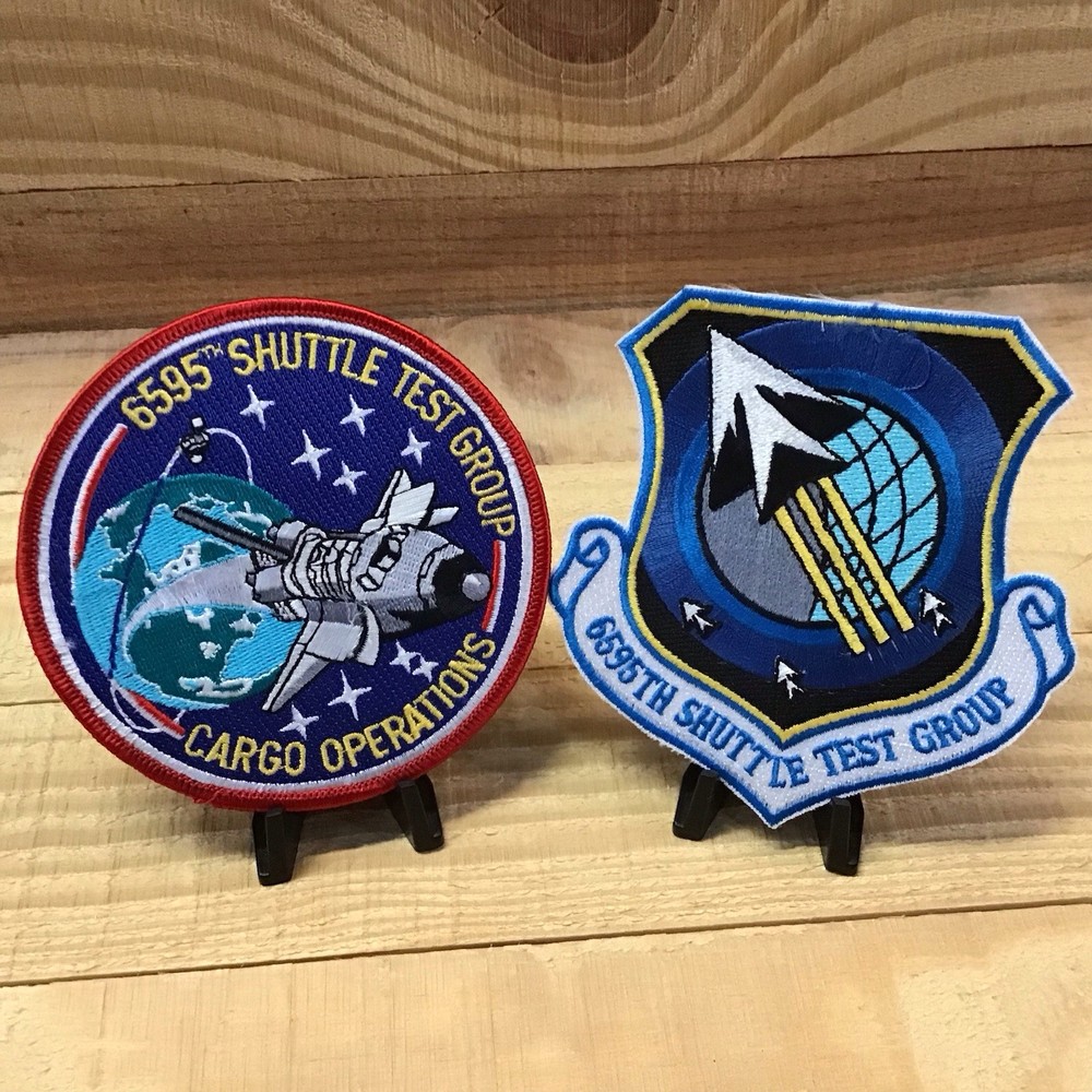 6595th Shuttle Test Group And 6595th Shuttle Test Group Cargo Operations Patches