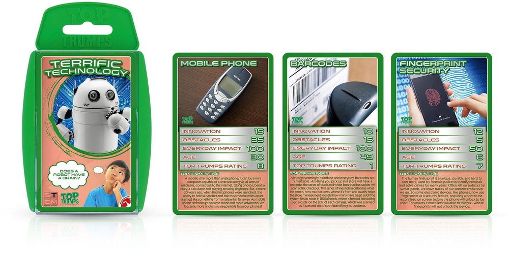 Top Trumps Card Game: Terrific Technology