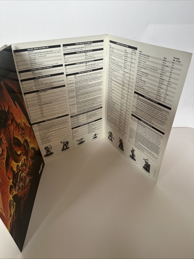 WOTC D&D 3rd Ed Dungeon Master's Screen 3.5