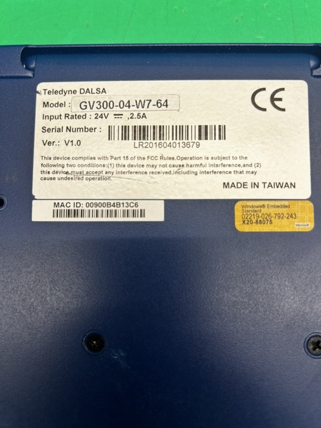 Teledyne Dalsa GV300-04-W7-64 Multi Camera Vision Controller