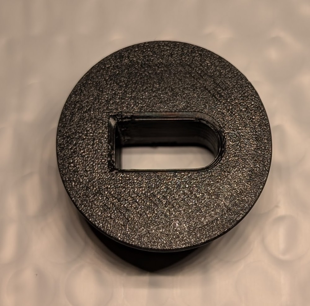 Threaded Panel Mount Adapter, IC5 Connector